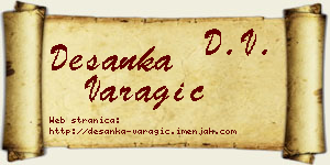 Desanka Varagić vizit kartica